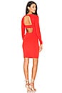 view 1 of 4 ROBE À BANDE in Fiery Red
