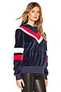 view 2 of 4 SUDADERA CHEVRON VELOUR in Navy