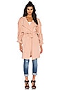 view 2 of 6 Lightweight Trench Coat in Sepia