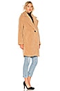 view 2 of 3 Single Breasted Teddy Coat in Camel