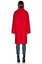 view 3 of 3 Wool Overcoat in Red