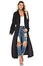 view 2 of 4 Duster Coat in Black