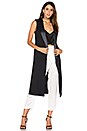 view 1 of 3 Side Slit Column Vest in Black