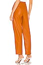 view 3 of 4 PANTALON EN CUIR VEGAN LEATHER in Clay
