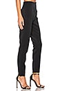 view 2 of 5 High Waist Tuxedo Pant in Black
