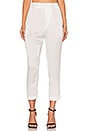 view 1 of 4 Silk Draped Trouser in Winter White