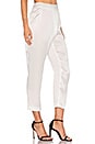 view 2 of 4 Silk Draped Trouser in Winter White
