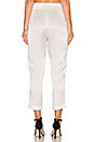 view 3 of 4 Silk Draped Trouser in Winter White