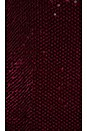 view 5 of 5 MONO CORTO DE TERCIOPELO CON LENTEJUELAS in Oxblood