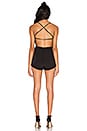 view 4 of 5 Mesh Romper in Black