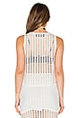 view 3 of 5 Laser Cut Out Tank in Bright White