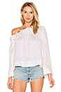 view 1 of 4 Off Shoulder Grommet Top in Bright White