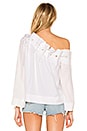 view 3 of 4 Off Shoulder Grommet Top in Bright White