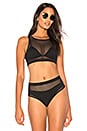 view 1 of 4 X REVOLVE Mesh Bikini Top in Black