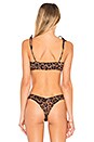 view 3 of 4 Tie Shoulder Bikini Top in Leopard Print