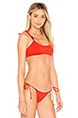 view 2 of 4 TOP BIKINI in Fiery Red
