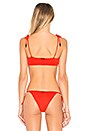 view 3 of 4 TOP BIKINI in Fiery Red