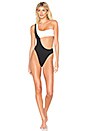 view 1 of 3 x REVOLVE Cutout One Piece in Black & White