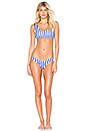 view 4 of 4 x REVOLVE High Cut Bikini Bottom in Royal Stripe