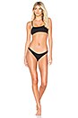 view 4 of 4 TOP BIKINI in Black