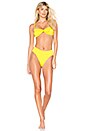 view 4 of 4 x REVOLVE Cutout High Rise Bikini Bottom in Blazing Yellow