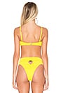 view 3 of 4 x REVOLVE Knot Front Bikini Top in Blazing Yellow
