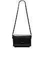 view 5 of 5 Adley Shoulder Bag in Black Smooth Leather