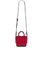 view 5 of 5 Brook Nano Studs Satchel Bag in Ruby Red