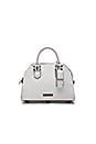 view 1 of 5 BOLSO SATCHEL HOLLY in White Smooth Leather