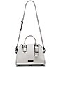 view 5 of 5 BOLSO SATCHEL HOLLY in White Smooth Leather