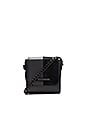 view 1 of 5 Violet Crossbody in Black Smooth Leather & Pony Hair