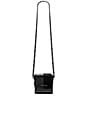 view 5 of 5 Violet Crossbody in Black Smooth Leather & Pony Hair