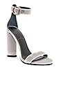 view 2 of 5 Giselle Heel in Silver Velvet