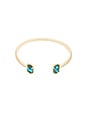 view 1 of 1 BRAZALETE ELTON in Gold & Turquoise