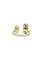 view 3 of 3 Pryde Ring in Gold Abalone Shell
