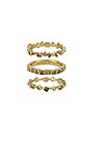 view 4 of 4 Karis Ring Set in Gold Smoky Mix