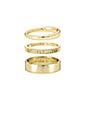 view 4 of 4 Tate Midi Ring Set in Gold