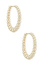 view 1 of 2 Josie Huggie Earring in Gold Metal
