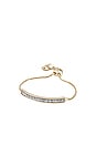view 1 of 2 Jack Delicate Chain Bracelet in Gold Clear Crystal