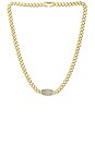 view 1 of 2 Elisa Chain Necklace in Gold & Iridescent