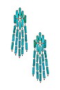 view 1 of 2 Ember Statement Earrings in Turquoise