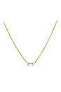 view 2 of 2 Juliette Pendant Necklace in Gold, White, & Crystal