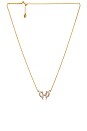 view 1 of 2 Blair Butterfly Pendant Necklace in Gold White Crystal