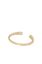 view 2 of 2 Parker Cuff Bracelet in Gold White Crystal