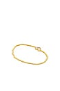 view 2 of 2 Ari Pave Crystal Heart Stretch Bracelet in Gold