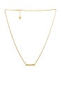 view 1 of 2 Mama Script Pendant Necklace in Gold