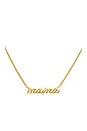 view 2 of 2 Mama Script Pendant Necklace in Gold