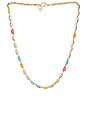 view 1 of 2 Bailey Chain Necklace in Rainbow Multi Mix