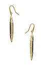 view 2 of 2 Genevieve Drop Earrings in Gold & Abalone