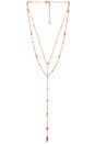 view 1 of 1 Krista Lariat Necklace in Rose Gold